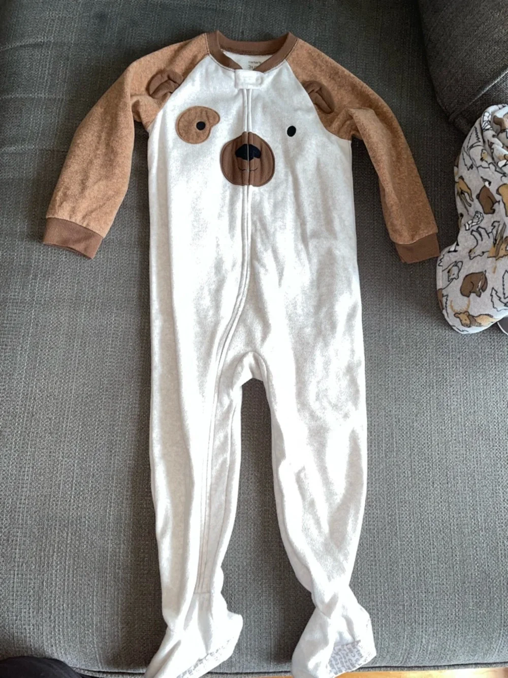 Lot of 9 - 3T toddler Plush Fleece Sleeper Pajamas - 2 pcs are Cotton - Picture 2 of 13